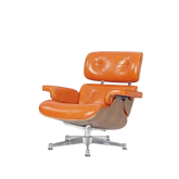 replica eames lounge chair camel brown